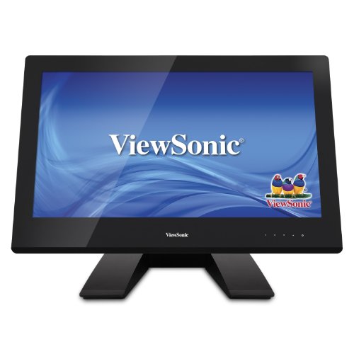 ViewSonic TD2340 58,4 cm (23 Zoll) Ergonomischer 10-Punkt-Touch LED-Monitor (HDMI, Display Port, VGA, 7ms Reaktionszeit, Lautsprecher) schwarz