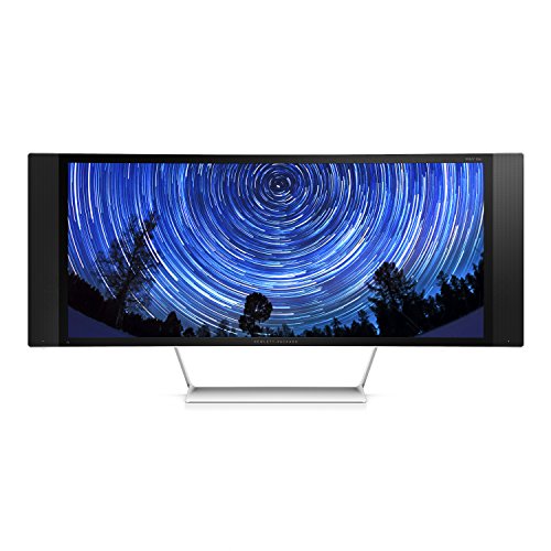 HP Envy 34c K1U85AA Curved Media Monitor 86,36 cm (34 Zoll) (HDMI, USB, 8ms Reaktionszeit, Wide Quad HD, MHL, DisplayPort, gebogener Bildschirm)