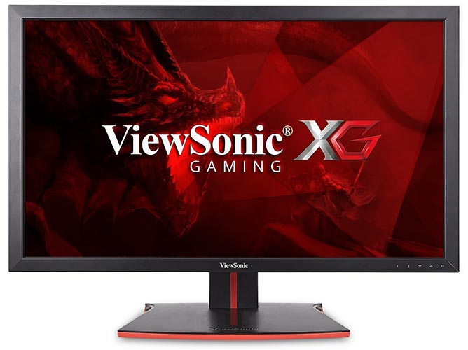 Viewsonic XG2700-4K 68,6 cm (27 Zoll) Gaming Monitor (UHD, IPS-Panel, 2 ms, 60 Hz, Free Sync, geringer Input Lag, Höhenverstellbar) Schwarz