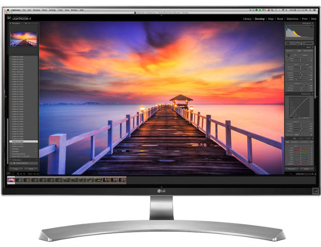 LG 27UD68-W 68,58 cm (27 Zoll) Computer-Monitor (HDMI, HDCP, DisplayPort, 5ms Reaktionszeit, Ultra HD 4 K) weiß